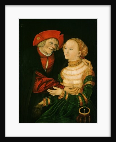 The Ill-Matched Couple, 1522 by Lucas the Elder Cranach