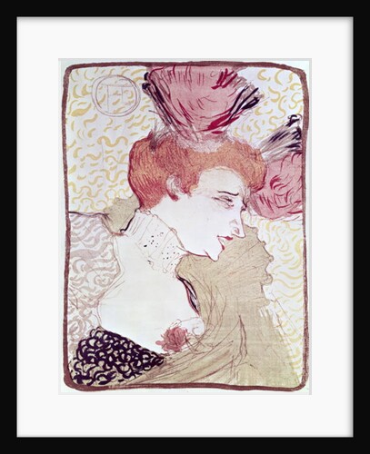 Portrait of Marcelle Lendor, 1895 by Henri de Toulouse-Lautrec