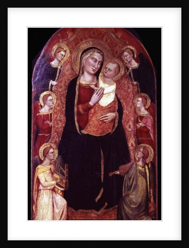Virgin and Child Enthroned with Angels by Jacopo di Cione