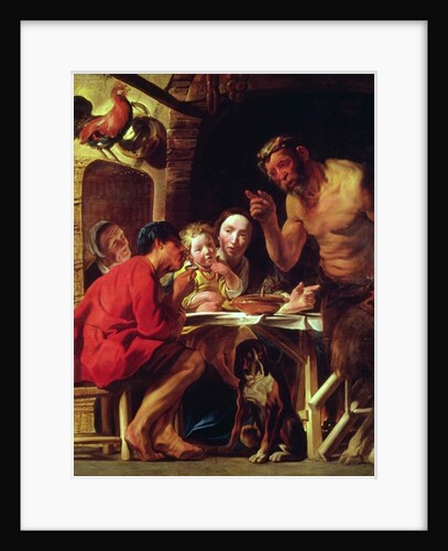 The Peasants and the Satyr by Jacob Jordaens