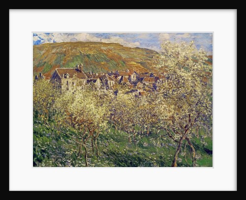 Plum Trees in Blossom, 1879 by Claude Monet