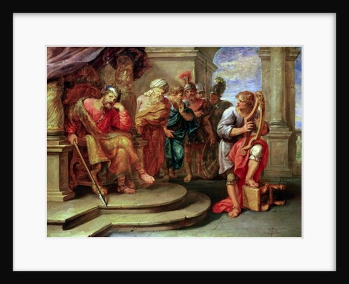 Saul Listening to David Playing the Harp by Erasmus II Quellinus