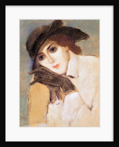 Woman in Black Gloves by Jozsef Rippl-Ronai
