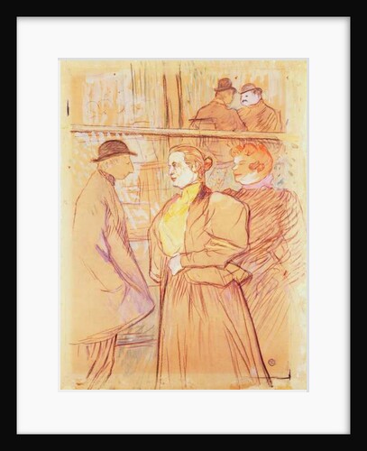 In the Moulin Rouge by Henri de Toulouse-Lautrec