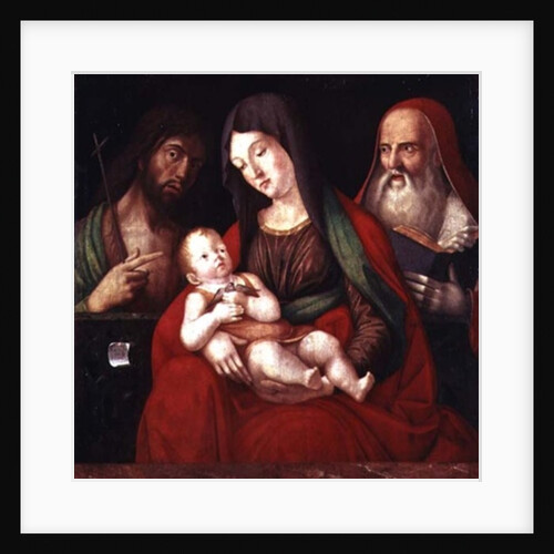 Virgin and Child with St. John the Baptist and St. Jerome by Alvise Vivarini