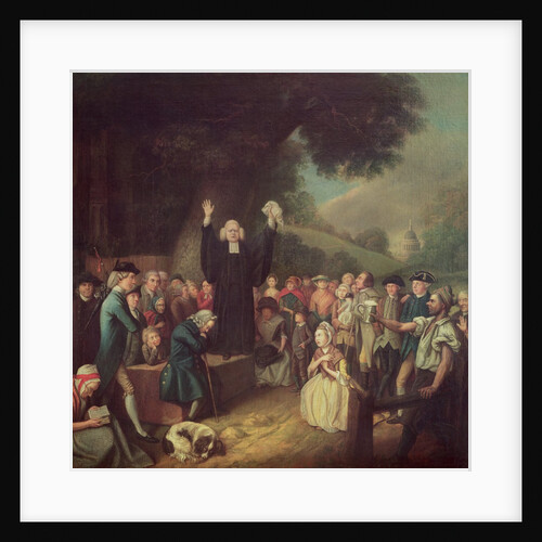 George Whitefield preaching by John Collet