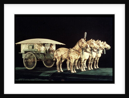 Horse and Carriage, Army, Qin Dynasty, 210 BC by School Chinese