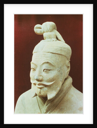 Head of a warrior, Terracotta Army, Qin Dynasty, 210 BC by Chinese School