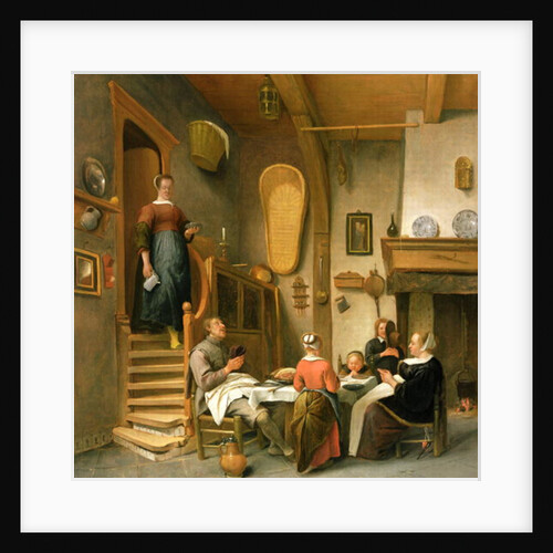 A Family Saying Grace by Jan Havicksz. Steen