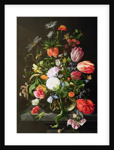 Still Life of Flowers, 17th century by Jan Davidsz de Heem