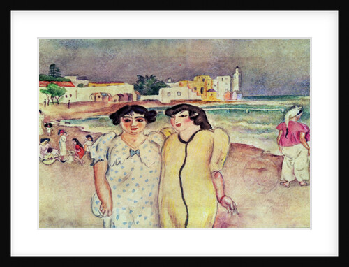 A Seashore in Tunis by Jules Pascin