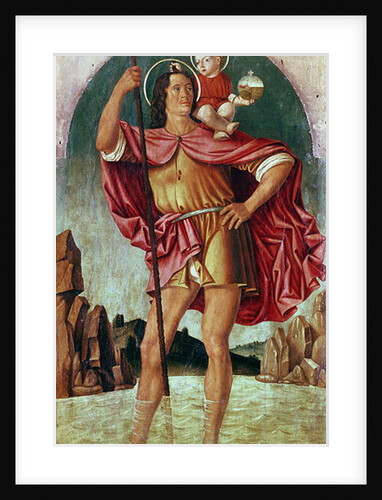St. Christopher by Filippo Mazzola or Mazzola dell'Erbette