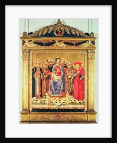 The Virgin and Child Enthroned with Saints by Giovanni Boccati or Boccatto