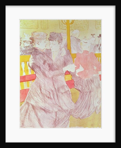At the Moulin Rouge: The Two Waltzers, 1897 by Henri de Toulouse-Lautrec