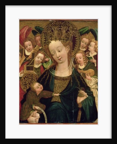 The Virgin and Child with Angels by Westphalian School