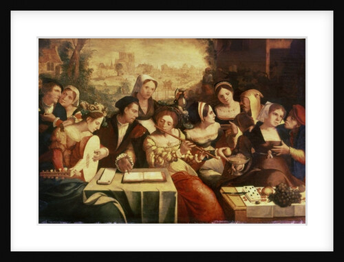The Prodigal Son Feasting with Harlots by Jan Cornelisz Vermeyen