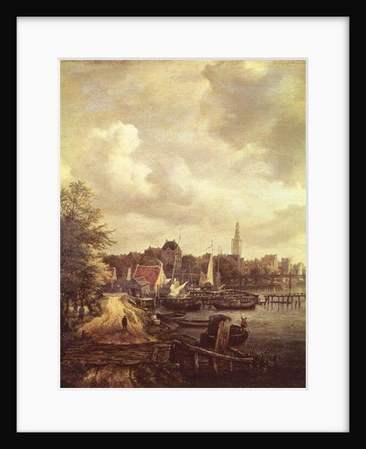 View of Amsterdam by Jacob Isaaksz. or Isaacksz. van Ruisdael