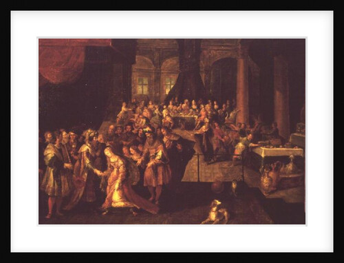 King Ahasuerus Crowns Esther by Frans II the Younger Francken