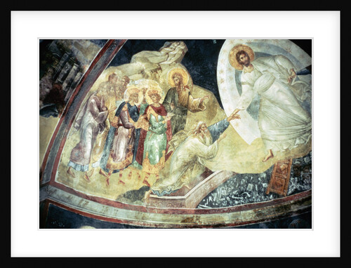 Anastasis in the Parecclesian apse vault, 1310-20 by Byzantine