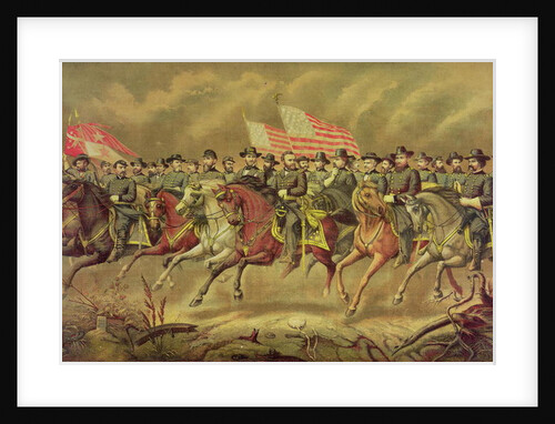 Grant and his Officers by E. Boell