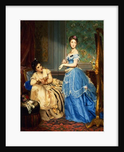 Getting Dressed, 1869 by Charles Edouard Boutibonne