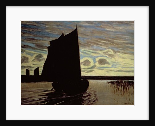 Barque on the River Hamme by Hans am Ende