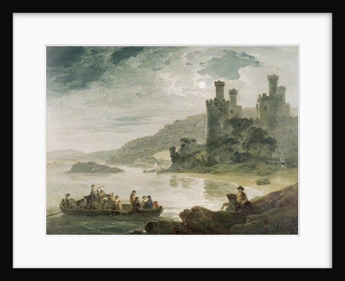 Conway Castle by Julius Caesar Ibbetson