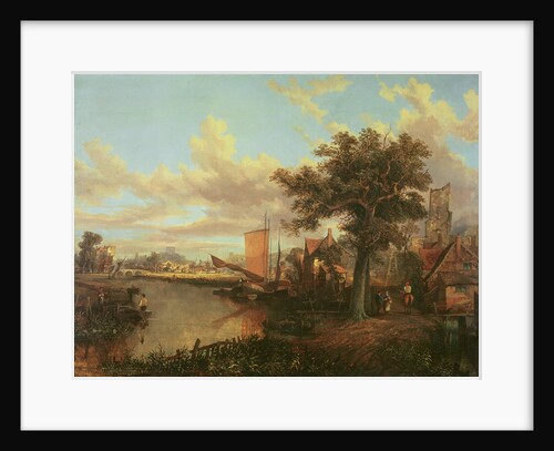 The River Yare with a distant view of Norwich, c.1840 by English School