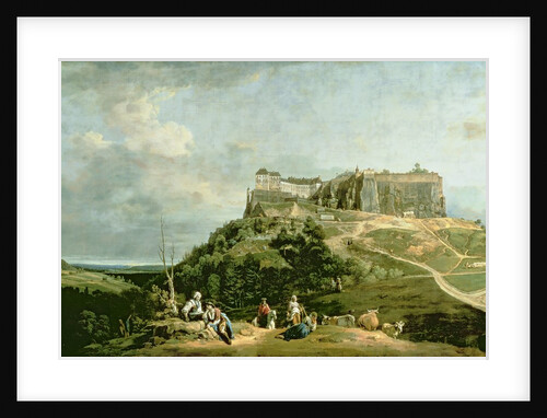 The Fortress of Konigstein, 18th century by Bernardo Bellotto