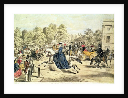 Riding in Rotten Row, Hyde Park by John Ritchie