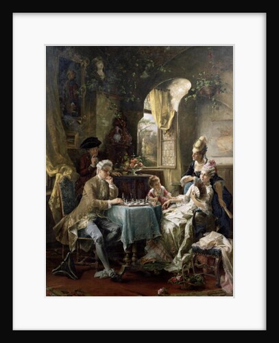 The Chess Players, 1887 by Carl Herpfer
