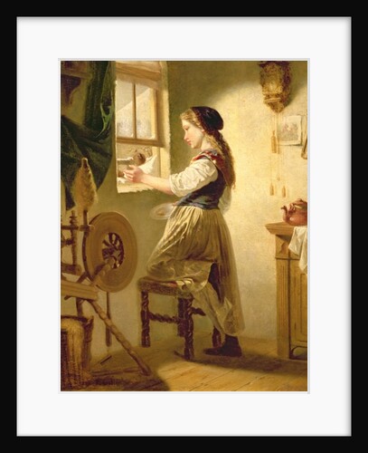 Feeding the Birds in Winter by Hubert Salentin