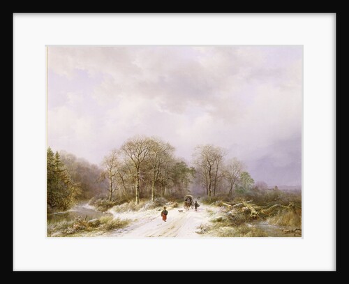 On the Way to Market by Barend Cornelis Koekkoek