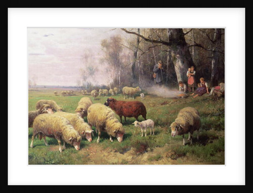 The Shepherd's Family by Adolf Ernst Meissner