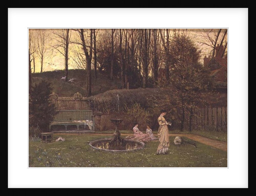 Lady Reading a Letter by John Fulleylove