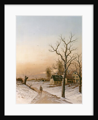 The Gamekeeper Going Home by F. Muller