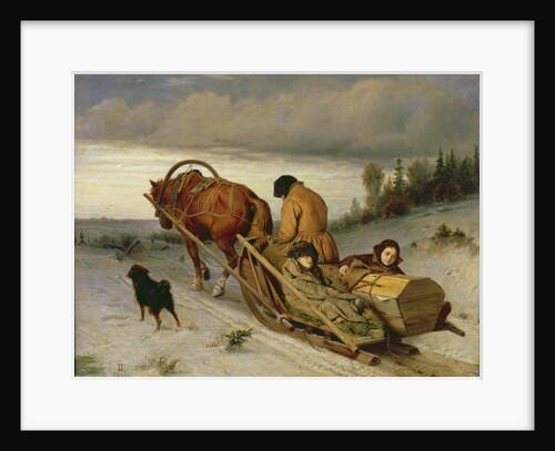 Seeing off the Dead, 1865 by Vasili Grigorevich Perov