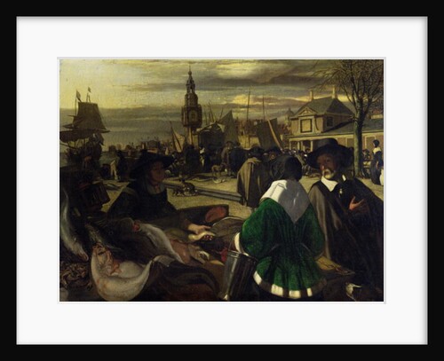 Market in the Hague, c.1660 by Emanuel de Witte