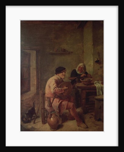 An Interior with Figures by Adriaen Brouwer