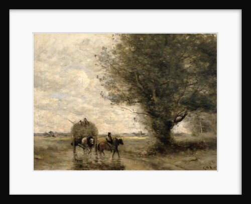 The Haycart, c. 1860 by Jean Baptiste Camille Corot