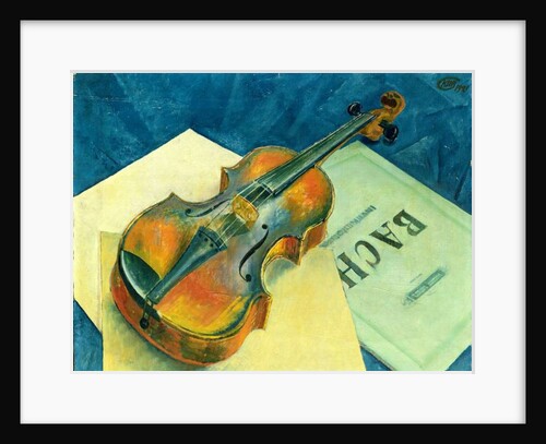 Still Life with a Violin, 1921 by Kuzma Sergeevich Petrov-Vodkin