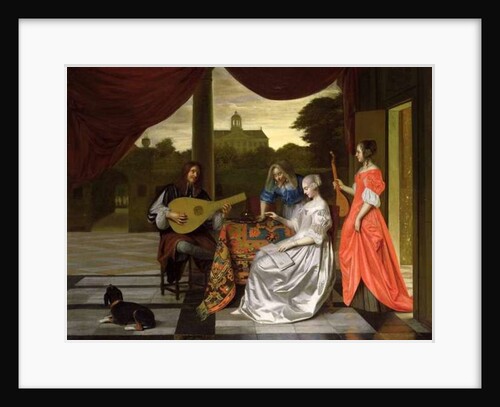 Musical Scene in Amsterdam by Pieter de Hooch
