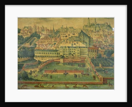 A View of the Royal Palace, Brussels by Flemish School