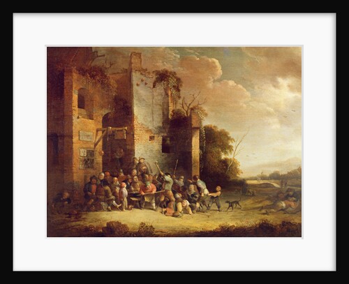Dutch Boers quarrelling, 17th century by Peter de Bloot