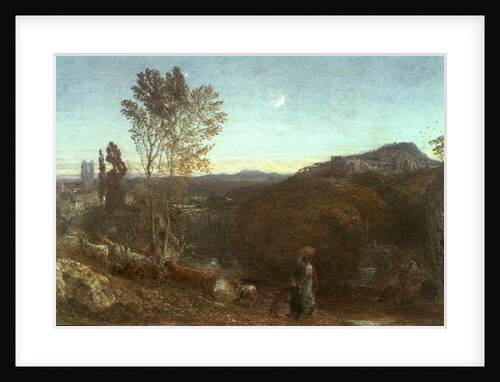 Going Home at Curfew Time by Samuel Palmer