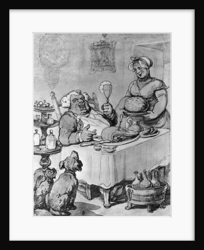 A Good Meal by Thomas Rowlandson