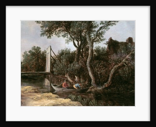 Landscape with Bridge, c.1628 by Jan Josephsz van Goyen