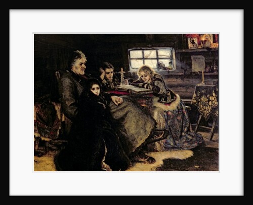 The Menshikov Family in Beriozovo, 1883 by Vasilij Ivanovic Surikov