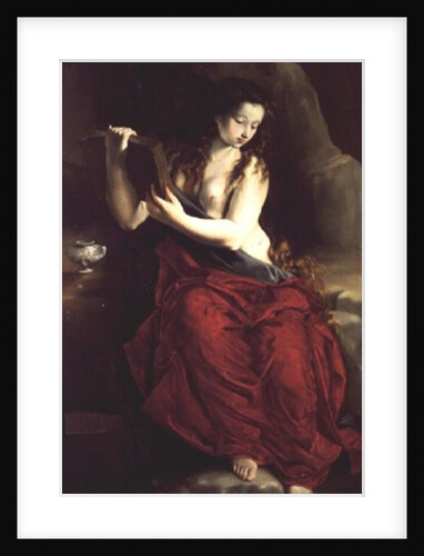 The Penitent Magdalen by Spanish School