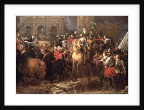 Entry of Henri IV into Paris, 22nd March 1594 by Francois Pascal Simon Baron Gerard